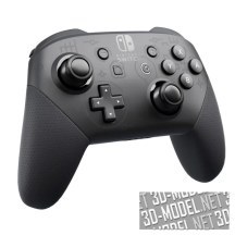 3d-модель Игровой контроллер Switch Pro от Nintendo