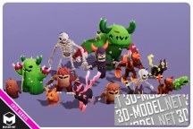 3d-ассет: Monsters Ultimate Pack 03 Cute Series