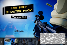 3d-ассет: Low Poly Shooter Pack (UE)