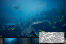 3d-ассет: Ocean Environment Pack 2 - Coral Reef