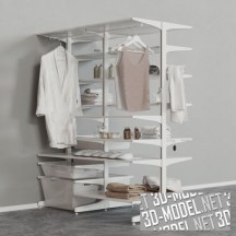 3d-модель Стеллаж BOAXEL и аксессуары для ванной от IKEA