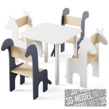 3d-модель Детская мебель от THE HOME DECO FACTORY