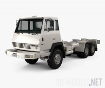 3d-модель Грузовик Steyr Plus 91 1491 Chassis Army Truck 1978