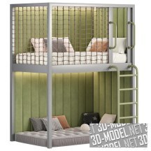 3d-модель Дизайнерская мебель для комнаты мальчика