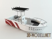 3d-модель Патрульный катер