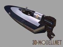 3d-модель Гоночная моторная лодка