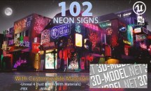 3d-ассет: Neon Signs Pack