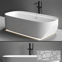 3d-модель Белая ванна SLED от ANTONIO LUPI