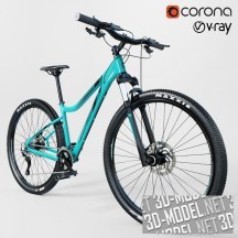 3d-модель Горный велосипед MERIDA JULIET 7.300 2019