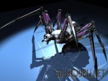 3d-модель Механический паук