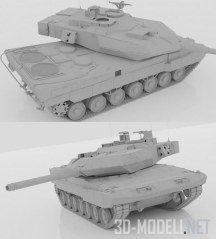 3d-модель Боевой танк STRV 122