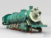 3d-модель Классический локомотив