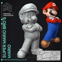 3d-модель Mario – Super Mario Bros