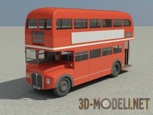 3d-модель Two-storey London bus