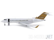 3d-модель Самолет Bombardier Global 6000