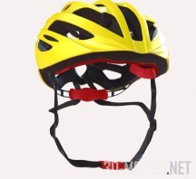 3d-модель Желтый велосипедный шлем