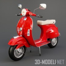 3d-модель Vespa motorbike