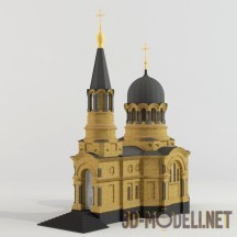 3d-модель Православный храм
