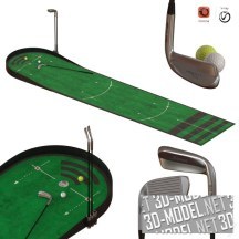 3d-модель Домашний мини-гольф