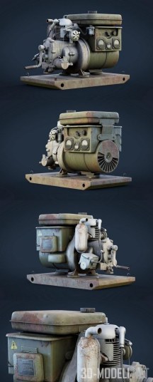 3d-модель Старый генератор