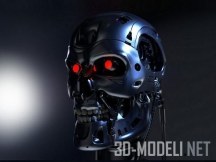 3d-модель Terminator 2 Judgement Day Skull PBR